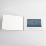 Customized Printing 7 Inch CD Video Brochure White Card Blank Card 2GB Memory
