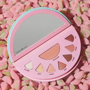 Semicircular Empty Watermelon Slice 8 Shades Cosmetic Eyeshadow Palette
