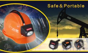 Wholesale High Power Helmet Industrial Lighting Fixture , Coal Miners Headlamp Max 7000 Lux from china suppliers