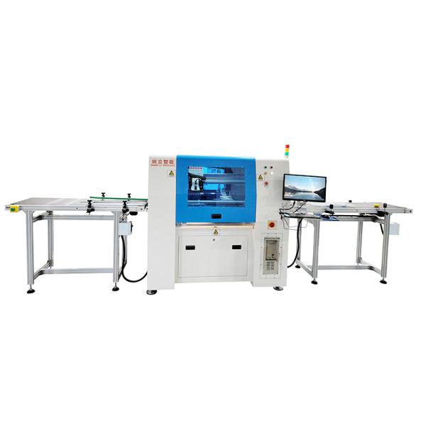 Quality 220V Voltage CCD Visual Labeling Machine for Carton Packaging Box Foam Board PCB Board for sale