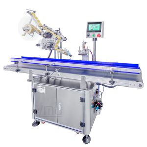 2024 Automatic Flat Label Applicator Machine For Top Bottom Labeling On Boxes