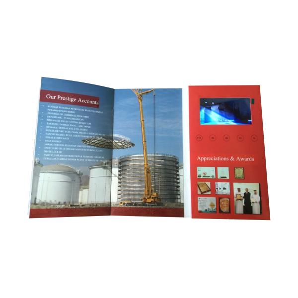 Hot Selling Customized 4.3inch LCD screen Video Brochures,advertising promotion
