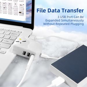 USB PVC Fast Reading Hub Tf Card Reading Hub with Rapid Data Transfer and Memory