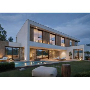 AS / US Steel Frame House Kits And Plans Prefab House Steel Modular Homes