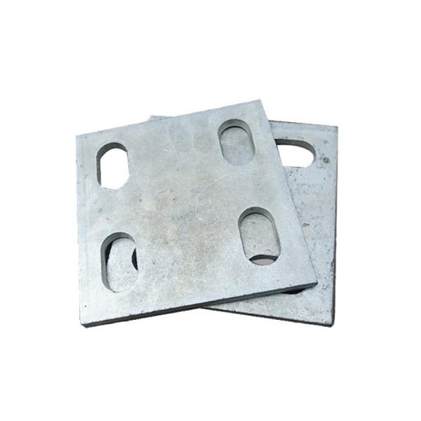 Quality 4 Hole Galvanized Embedded Plate With Round/Square/Rectangular Shape for sale