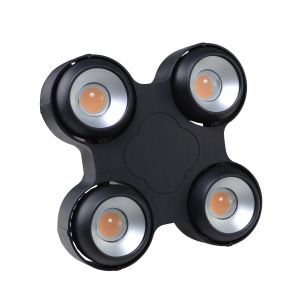 Warm White LED Par Can Stage Lights 4pcs * 100W 4 / 9CH 30° Lens Angle