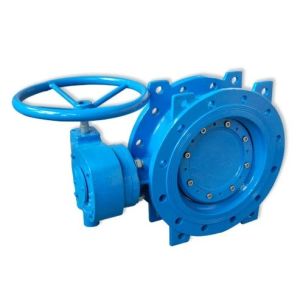 Manual Operation Double Eccentric Flange Butterfly Valve for Medium Temperature