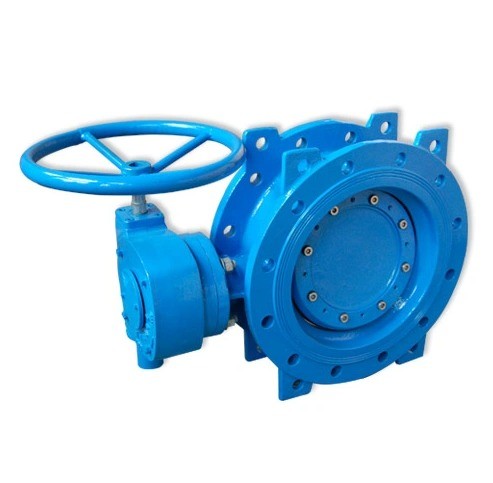 Manual Operation Double Eccentric Flange Butterfly Valve for Medium Temperature