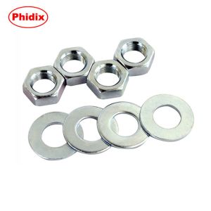 Control Cable Nut And Washer Kit Coarse Thread Hex Nuts