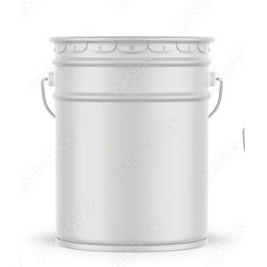 Wholesale White Matte Metal Paint Bucket With Flower Edge Lid from china suppliers