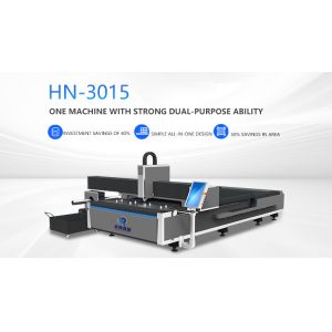 1530 3015 IPG 1500W fiber laser cutting machine with rotary device for metal