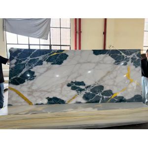 Wholesale Waterproof PVC solid sheets for wall decorative UV marble sheets 1220х2440х3mm from china suppliers