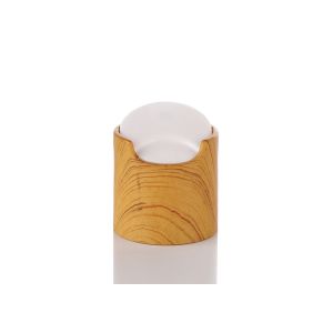 Bamboo Surface Plastic Bottle Caps Recyclable Environment Friendly