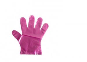 Polyethylene Disposable medical hand gloves Customzied Color OEM / ODM Service