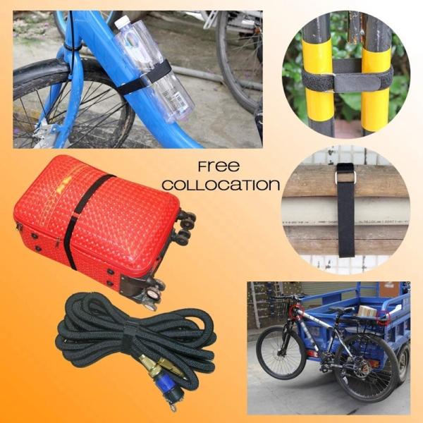 Nylon Velcro 20mm Adjustable Hook Loop Straps Self Stick