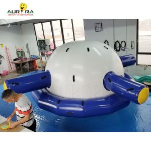 Floating Inflatable Water Saturn Rocker Towable UFO Boat For Amusement Park