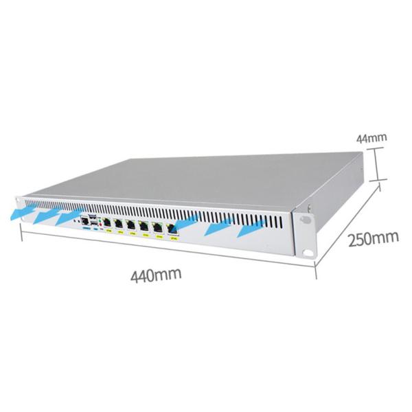 Quality 1U chassis  I5-2520M 6 Gigabit LAN firewall PC appliance pFsense soft router for sale