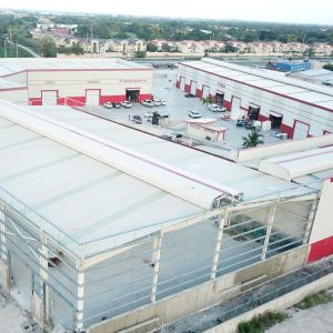 Hot Dip Galvanised Prefab Warehouse Building Large Span BV Certification