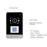 TCP/HTTP IC ID QR Code Reader Access Control Reader 4G With Screen For Turnstile