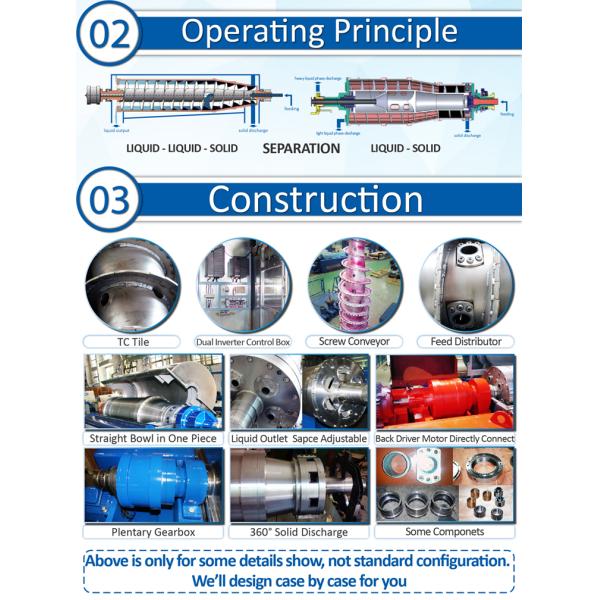 Industrial Scale Automatic 3-Phase Decanter Centrifuge for Palm Oil
