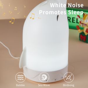 MUSIC DOLPHIN Humidifier Aromatherapy Lamp White Noise Sleep Device (Bedroom
