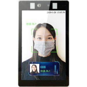 8inch Face Recognition & Body Temperature Detection Smart Screen Kiosk