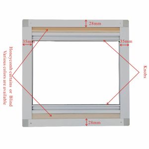 MPV manual Customized sunblind and curtain with Window screening