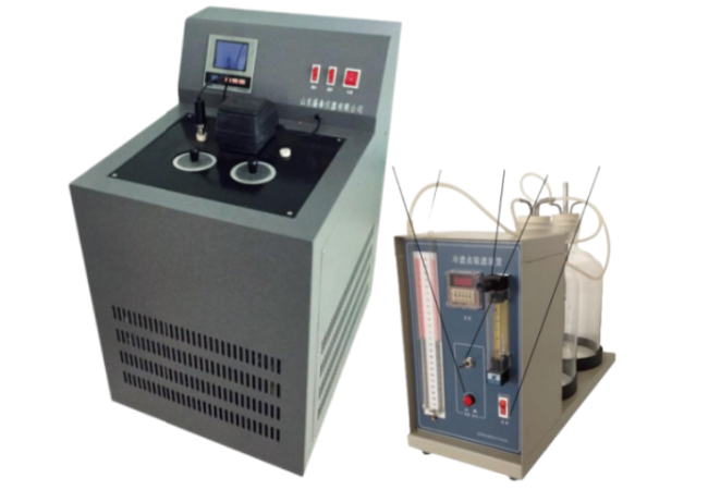 2 Holes Petroleum Cold Filter Point Tester -70℃ ~ RT Alcohol Bath ASTM D6371