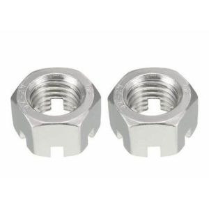 Stainless Steel SS201 Slotted Castle Nut SS304 SS316 Plain Polishing Hexagon