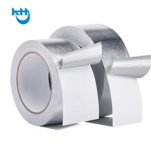 High Temperature Resistant Flame Retardant Aluminum Foil Tape 33m / 66m