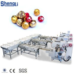 accuracy Multifunction Packaging Machines for Chocolate Wafer Ball Peanut