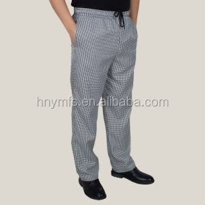 Readymade Hot Sale Catering Uniforms Checkered Chef Trousers