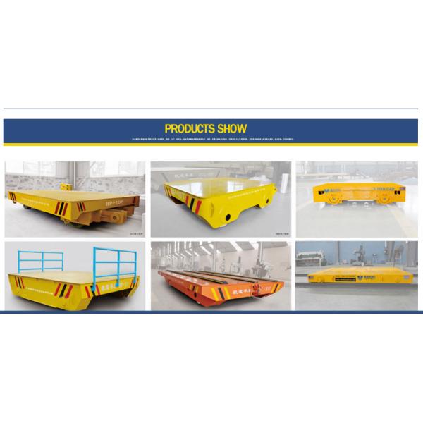 Heavy Capacity Electric Pallet Rail Transfer Cart for Material Transship