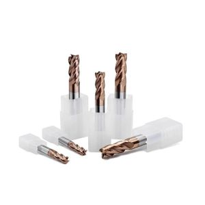 Polished Surface Milling Tungsten Carbide End Mill With Customized Flutes