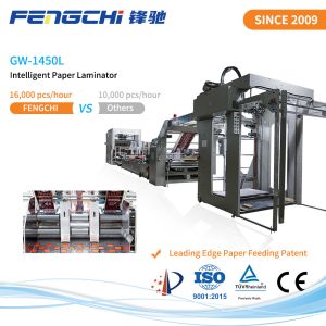 Advanced GW-1450L Flute Laminator Hot Laminating Machine with Unique Paper