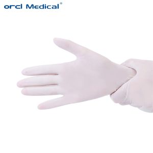 High Elasticity Rubber Latex Surgical Gloves For Food Processing