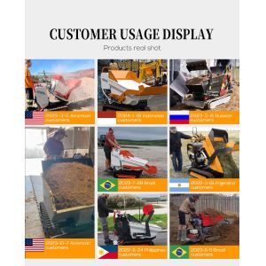 Fully New Self Loading Mini Dumper Movable Gasoline 0.8ton Track Dumper for Sale