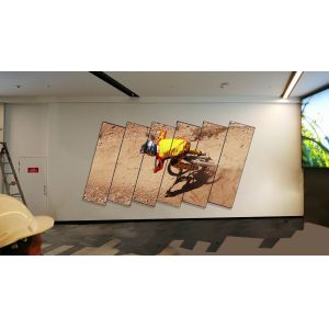 Poster LED Display Indoor Mirror Screen Digital Advertising Signage Movable