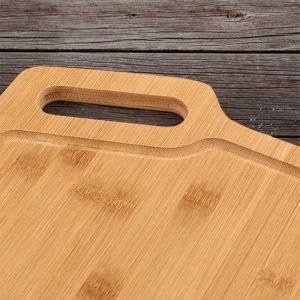 Bamboo Cutting Board Set with Juice Groove L 40*28*1.5cm M 33*24*1.5cm S 27*18*1