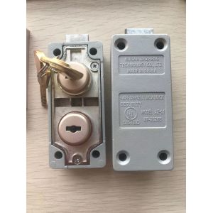 UL Listed JZ-01 Dual Copper Key Locks For Safe Deposit Box And Cabinet