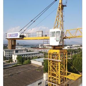 Self Erecting 8t Building Flat Top Tower Crane