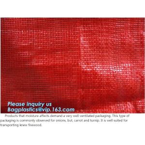 40x60cm yellow raschel mesh onion packing bag,Hot sale PE raschel mesh bag for