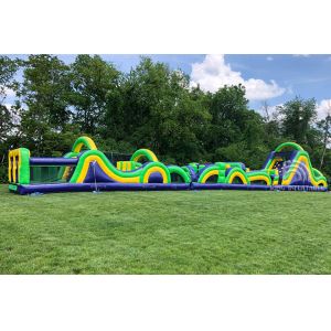 Commercial Outdoor Inflatable Obstacle Courses Challenge Inflatable Party Games