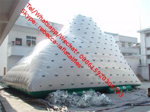 Wholesale Inflatable water iceberg floating water climbing inflatable iceberg water toy from china suppliers
