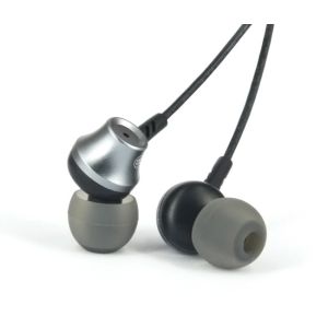 MP3 In Ear Wired Earbuds Earphone Aluminum Shell 12cm Cord Length With Flex