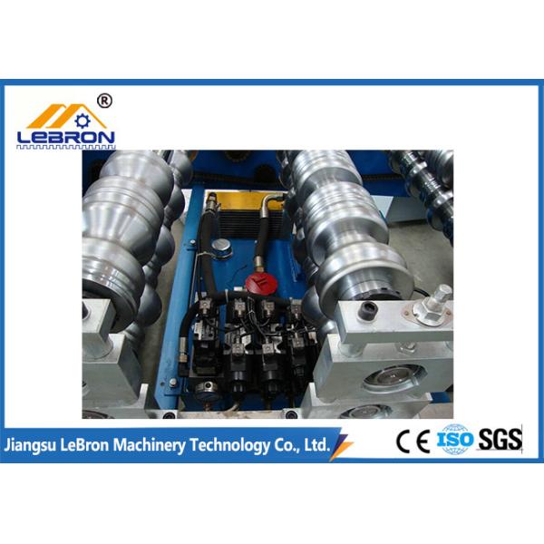 Blue color PLC control system 2018 new type Guardrail Roll Forming Machine made