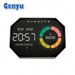 Custom Shape VA LCD Display Color Segmented LCD Display 4Digit Zebra Screen For