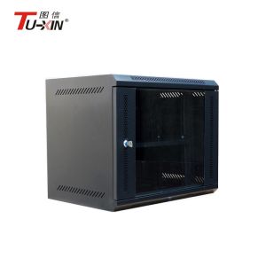 Custom Small Network Cabinet , Communication Wall Mount Server Rack Cabinet