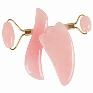 3 Pieces Jade Roller Gua Sha Set