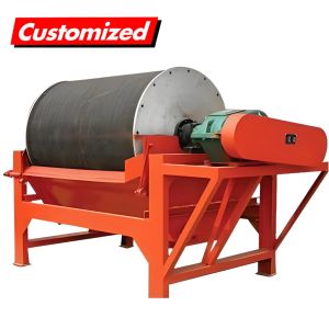Full Auto Wet Magnetic Separator Conveyor Induced Roll Magnetic Separator
